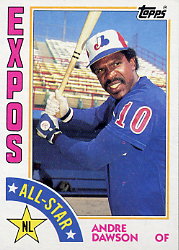 1984 Topps      392     Andre Dawson AS